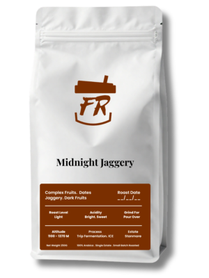 Midnight Jaggery coffee beans with jaggery and dark fruit notes