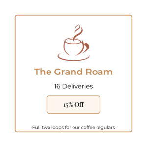 the grand roam, five roam bundle, 16 deliveries
